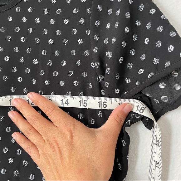 SPENSE Polka Dot Women’s Tunic Blouse | S - Picture 8 of 9